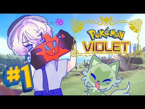 【POKEMON VIOLET】grass cat | ep.1【NIJISANJI EN | Claude Clawmark】 thumbnail