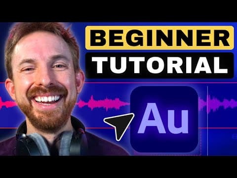 Adobe Audition 2025 - Tutorial for beginners | Pro Audition in under 7 Minutes! thumbnail