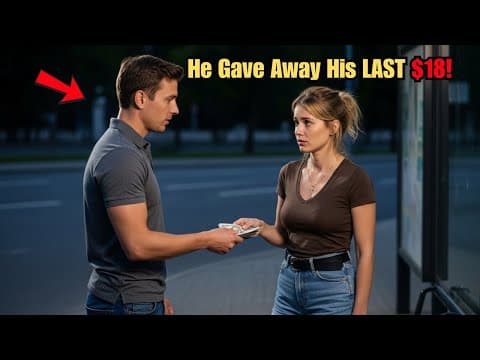 Poor single dad gave a stranger his last $18 – Next day, 5 SUVs surrounded his house... thumbnail
