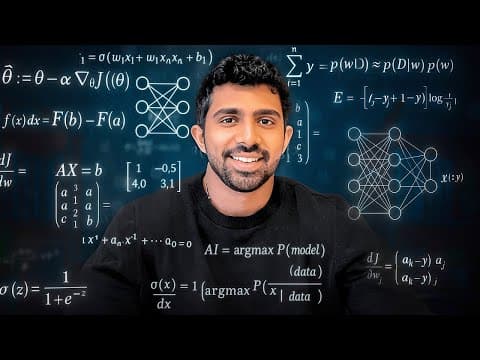 Learn Math for AI/ML FAST (Even With Zero Background) thumbnail