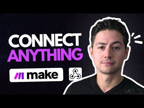 Make.com Webhooks (How To Connect Platforms Not Natively In Make) thumbnail