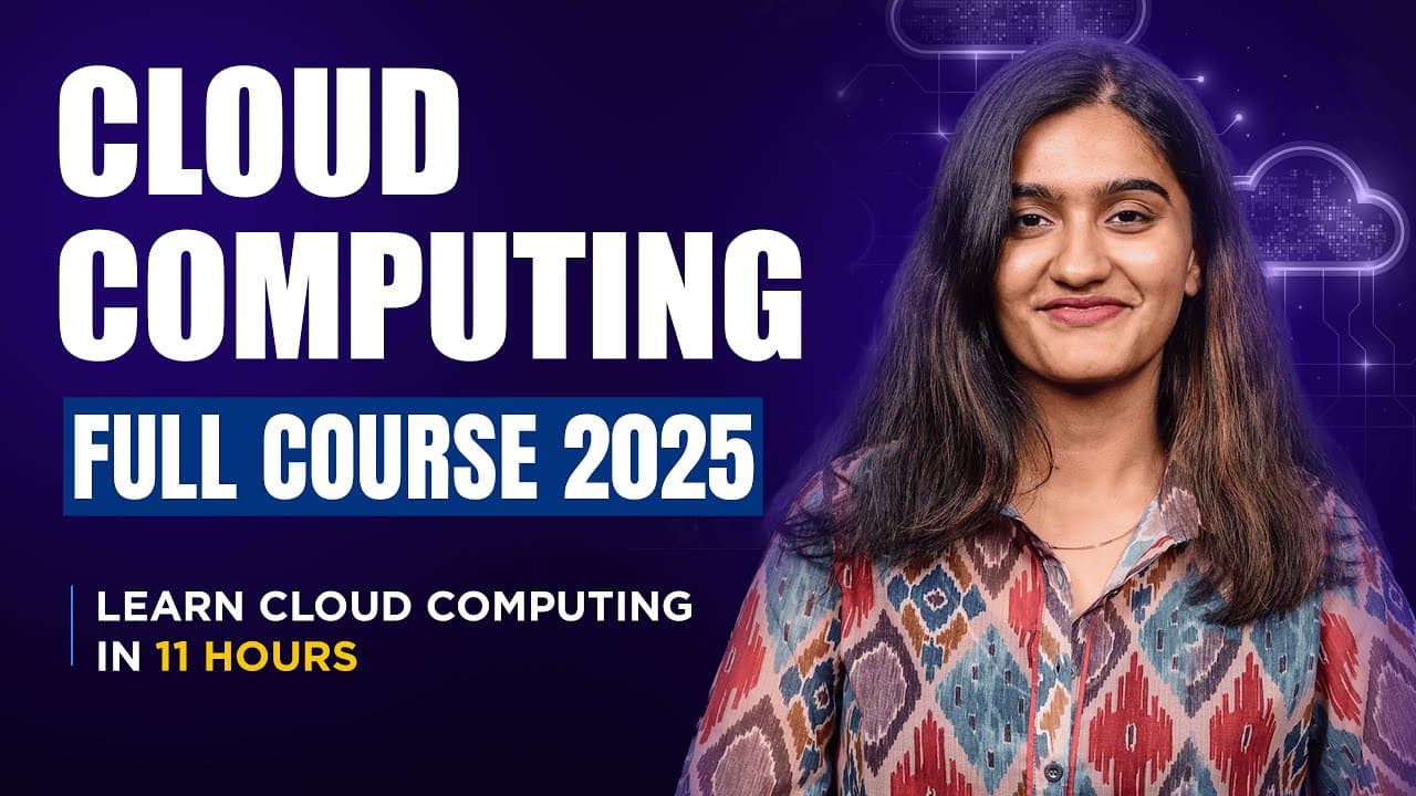 Cloud Computing Full Course (2025) | Cloud Computing Course FREE ...