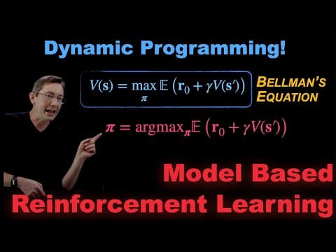 Model Based Reinforcement Learning: Policy Iteration, Value Iteration, and Dynamic Programming thumbnail