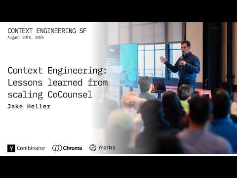 Context Engineering: Lessons Learned from Scaling CoCounsel thumbnail