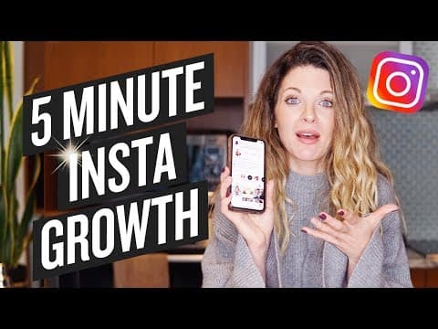 The 5 Minute Rule for Instagram Growth (Instagram Strategy) thumbnail