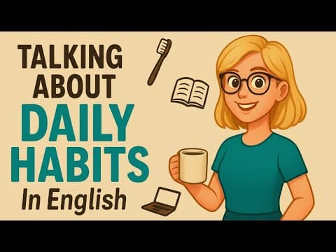How to Talk About Daily Habits in English | English Podcast For Beginners thumbnail