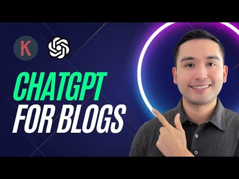 How To Write A Blog Using ChatGPT With Prompt Templates thumbnail