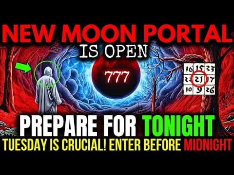 CHOSEN ONES 🌑 October 21, 2025: New Moon Portal is OPEN! 8 MIRACLES You Must KNOW! Be PREPARED! thumbnail