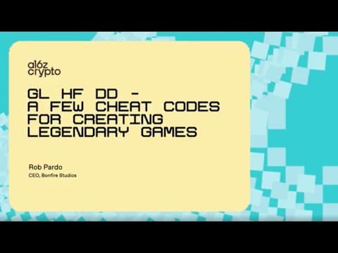 Cheat Codes for Creating Legendary Videogames: gl hf dd thumbnail