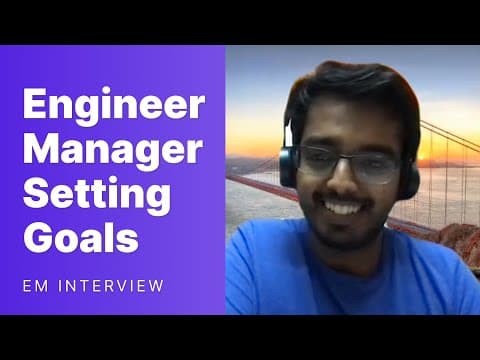 Engineering Manager Mock Interview ft. Robinhood EM thumbnail