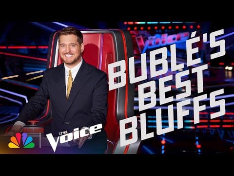Michael Bublé's Funniest Lies | The Voice | NBC thumbnail