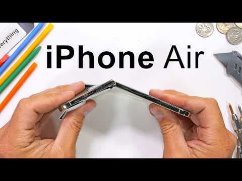 iPhone Air Durability test -- I AM SHOCKED thumbnail