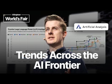 Trends Across the AI Frontier — George Cameron, ArtificialAnalysis.ai thumbnail