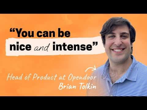 Lessons from scaling Uber and Opendoor | Brian Tolkin (Head of Product at Opendoor, ex-Uber) thumbnail