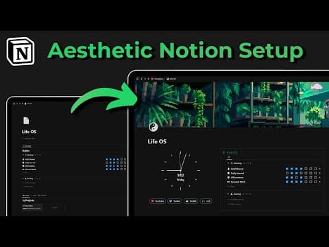 How to make your Notion dashboard more aesthetic (like way more) thumbnail
