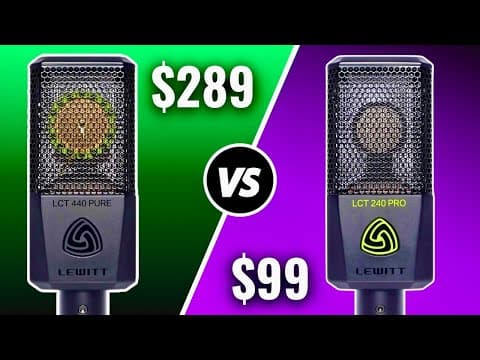 Which Mic Should You Choose: Lewitt LCT 240 Pro or 440 Pure? thumbnail