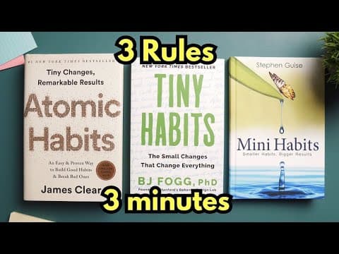 3 Rules to Change Your Life in 3 Minutes thumbnail