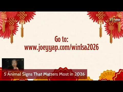 [FSAMANIA] 5 Animal Signs That Matters Most in 2026 thumbnail