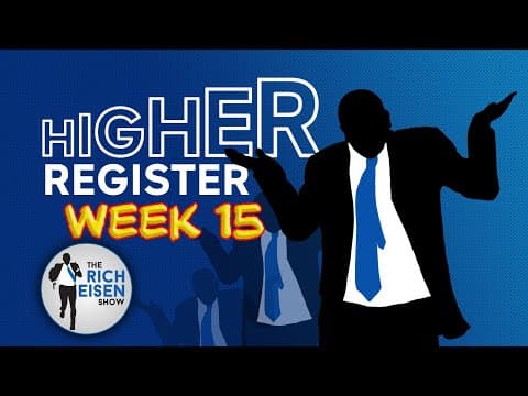 NFL Week 15 ‘Higher Register’ – Shedeur Sanders & Philip Rivers Belief | The Rich Eisen Show thumbnail