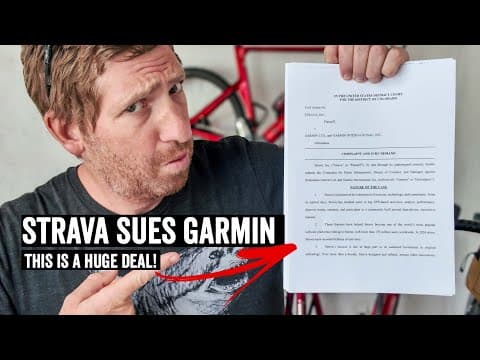 Strava Just Sued Garmin: Demanding Garmin Stop Selling Devices thumbnail