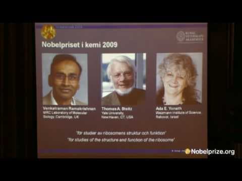 The 2009 Nobel Prize in Chemistry thumbnail