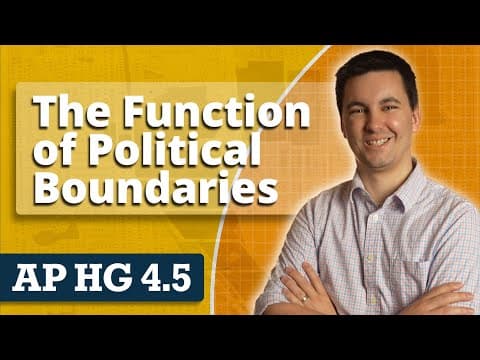 Political Boundary Disputes & The Law Of The Sea  [AP Human Geography Unit 4 Topic 5] thumbnail