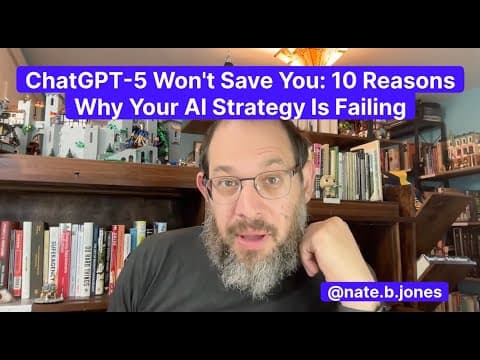 Why Is Your Enterprise AI Strategy Failing? 10 Problems ChatGPT 5 Won’t Fix thumbnail