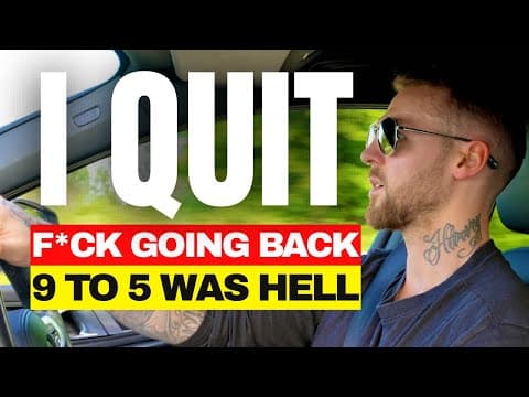 I Will NEVER Go Back To A JOB (Self Employment VS Employment) thumbnail