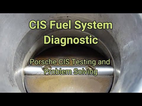 How To Diagnose And Fix Your Porsche C.I.S Fuel Injection System thumbnail
