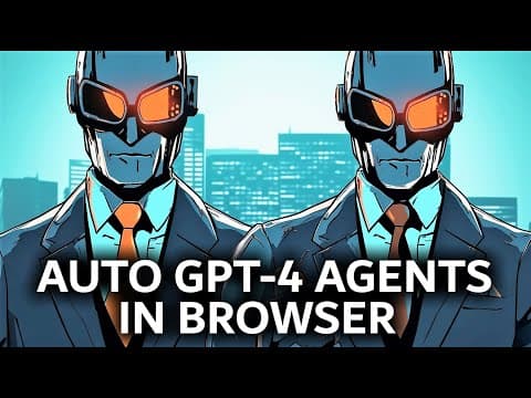 Next Level ChatGPT? Auto Mini AGI Agents That Run in your Browser! thumbnail