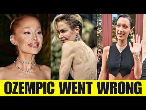 12 Most SHOCKING Celebrity OZEMPIC Transformations of 2025 That Backfired | Then and Now 2025 thumbnail