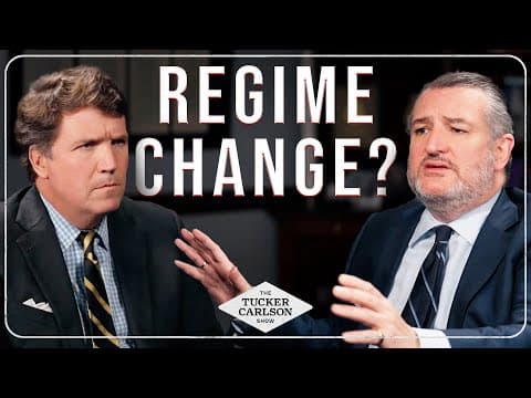 Tucker Confronts Ted Cruz on His Support for Regime Change in Iran thumbnail