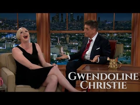 Gwendoline Christie’s Mesmerizing Interview with Craig Ferguson on The Late Late Show (4K Video)! thumbnail