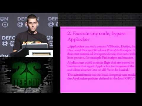 DEF CON 22 - Zoltán Balázs - Bypass firewalls, application white lists... thumbnail