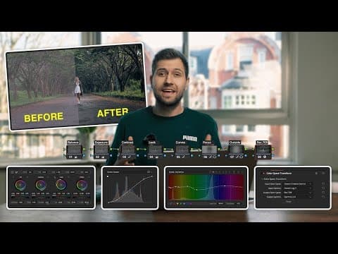 80% Of COLOUR GRADING BASICS In ONLY 20 Minutes thumbnail