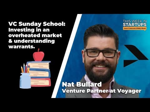 Strategies for investing in an overheated market, understanding warrants + Nat Bullard | E1599 thumbnail