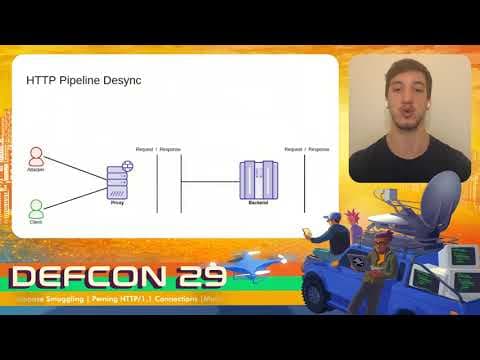 DEF CON 29 - Martin Doyhenard - Response Smuggling: Pwning HTTP 1 1 Connections thumbnail