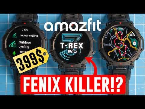 Amazfit T-Rex 3 Pro review: is it a Fenix rival for 400 thumbnail