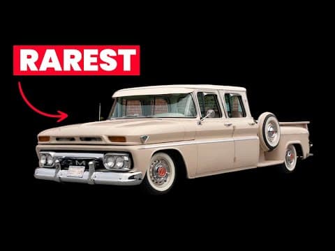 20 MOST Rare Old Pickup Trucks Of All Time thumbnail