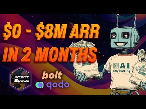 0 to over $8M ARR in 2 months as a Claude Wrapper (Bolt.new, Qodo) thumbnail