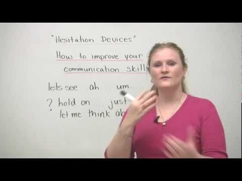 Conversation Skills in English - Hesitation devices - uh... um... thumbnail