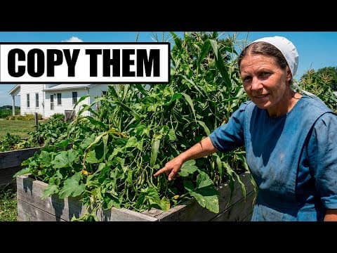 How a Tiny Amish Garden Keeps Two People Fed All Year Round thumbnail