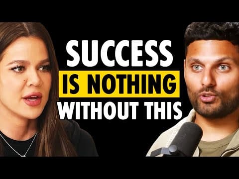 Khloe Kardashian Shares Her BIGGEST SECRET To Success & HAPPINESS! | Jay Shetty thumbnail