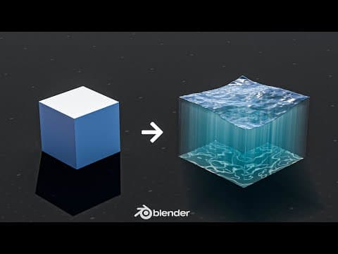 Hyper Realistic Water is this EASY in 3D Graphics thumbnail