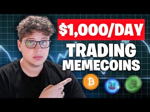 How I make $1,000/day Trading Solana Meme Coins (Step-by-Step tutorial) thumbnail