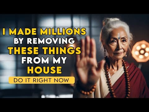 PROVEN✅ 5 Things to Eliminate from Your Home Immediately - Law of Attraction || Buddhist teachings thumbnail