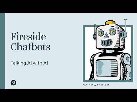 Reid Hoffman and ChatGPT | Talking AI with AI : Introducing Fireside Chatbots thumbnail