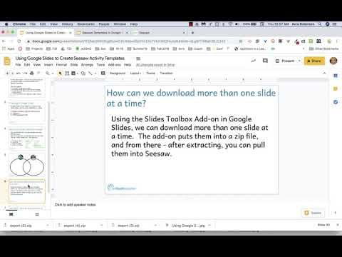 Google Slides to Create Templates for Seesaw thumbnail