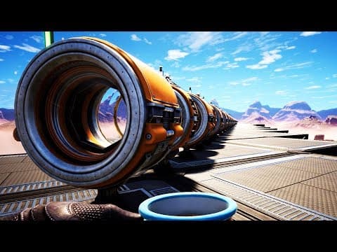 I Built a 600 Meter Human Cannon That Ends All Existence - Satisfactory thumbnail