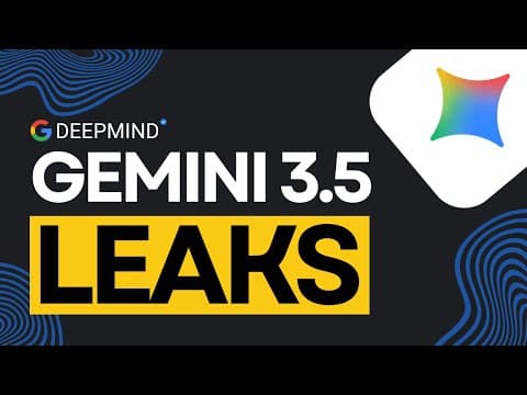 Gemini 3.5 LEAKS: Google Tests New Models on LM Arena! thumbnail